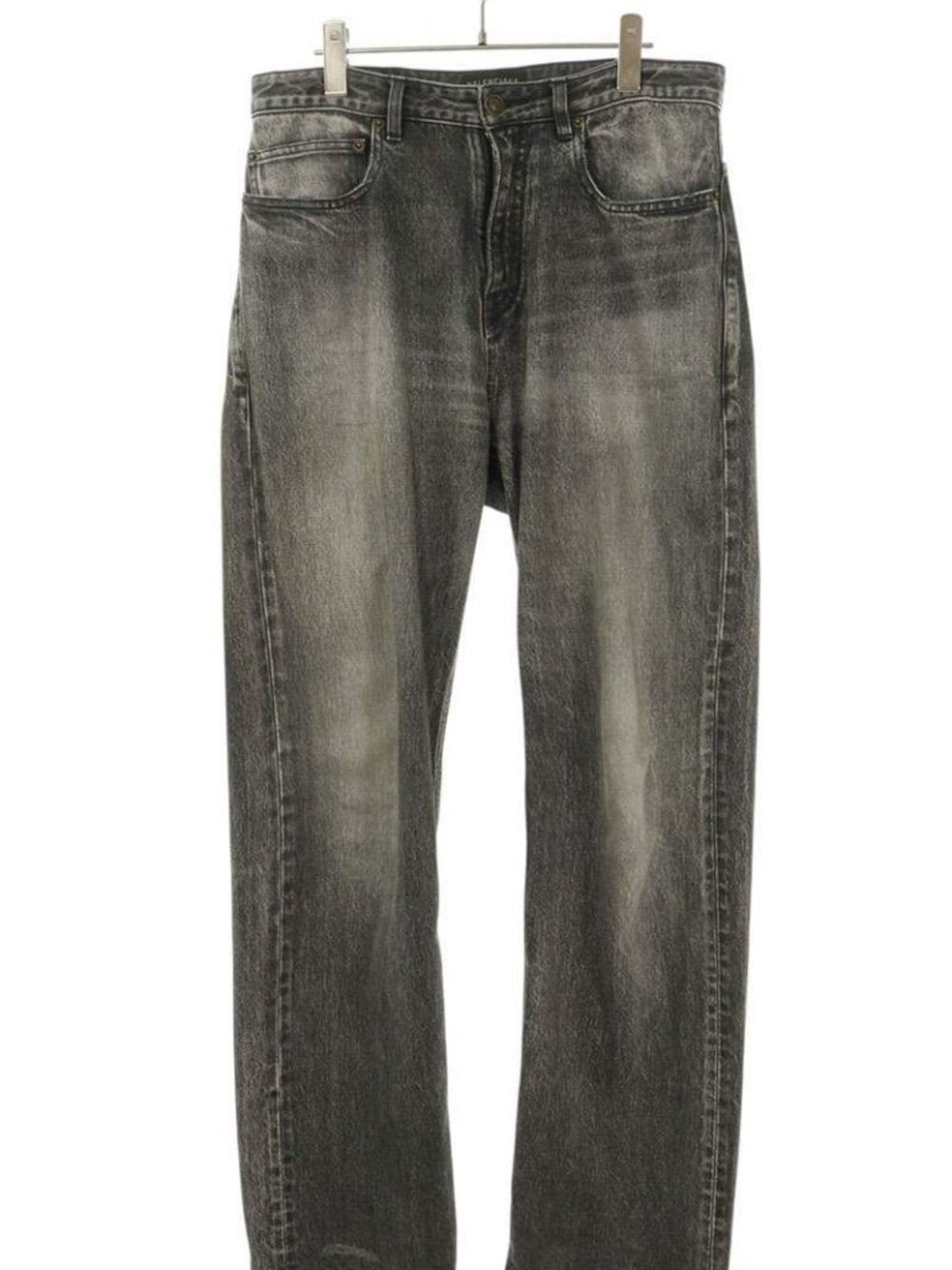 Balenciaga Medium Fit Distressed Denim Pants